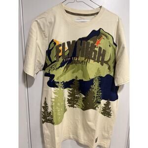 SKU 405 | Burnfly Graphic T-Shirt Men’s Large Fly High Stay Down Tee